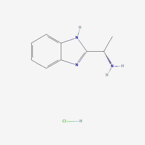 925689-54-9 (1S)-1-(1H-benzimidazol-2-yl)ethanamine;hydrochloride chemical structure
