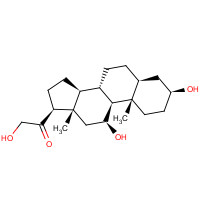 516-16-5 1-[(3S,5S,8S,9S,10S,11S,13S,14S,17S)-3,11-dihydroxy-10,13-dimethyl-2,3,4,5,6,7,8,9,11,12,14,15,16,17-tetradecahydro-1H-cyclopenta[a]phenanthren-17-yl]-2-hydroxyethanone chemical structure