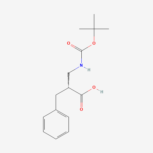 262301-38-2 (2R)-2-benzyl-3-[(2-methylpropan-2-yl)oxycarbonylamino]propanoic acid chemical structure