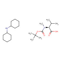 35761-42-3 N-cyclohexylcyclohexanamine;(2S)-3-methyl-2-[methyl-[(2-methylpropan-2-yl)oxycarbonyl]amino]butanoic acid chemical structure