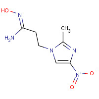 301177-50-4 N'-hydroxy-3-(2-methyl-4-nitroimidazol-1-yl)propanimidamide chemical structure