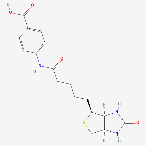 6929-40-4 4-[5-[(3aS,4S,6aR)-2-oxo-1,3,3a,4,6,6a-hexahydrothieno[3,4-d]imidazol-4-yl]pentanoylamino]benzoic acid chemical structure