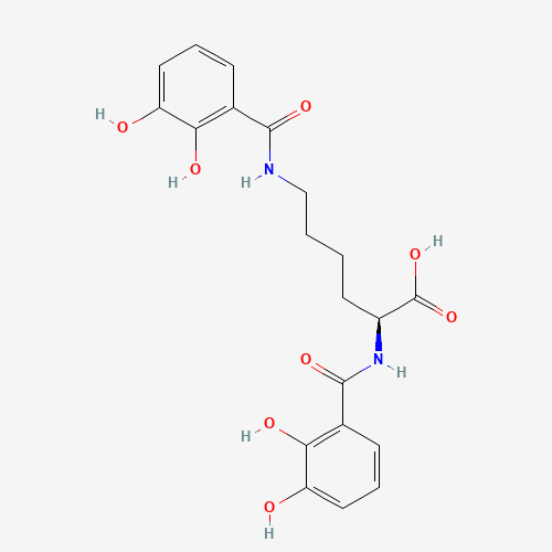 23369-85-9 (2S)-2,6-bis[(2,3-dihydroxybenzoyl)amino]hexanoic acid chemical structure