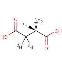 78333-13-8 (2S)-2-amino-2,3,3-tritritiobutanedioic acid chemical structure