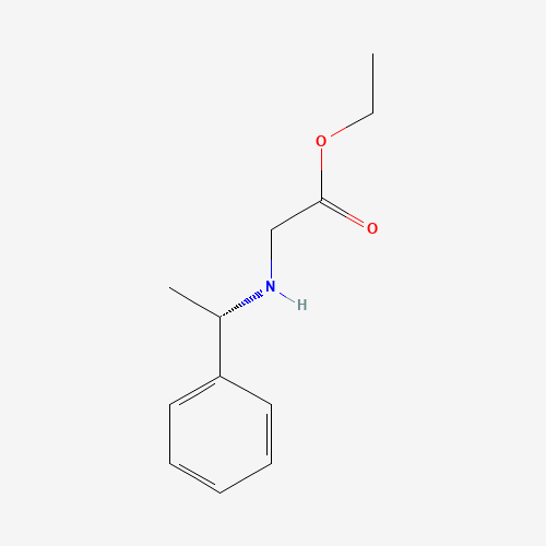 22263-68-9 ethyl 2-[[(1S)-1-phenylethyl]amino]acetate chemical structure