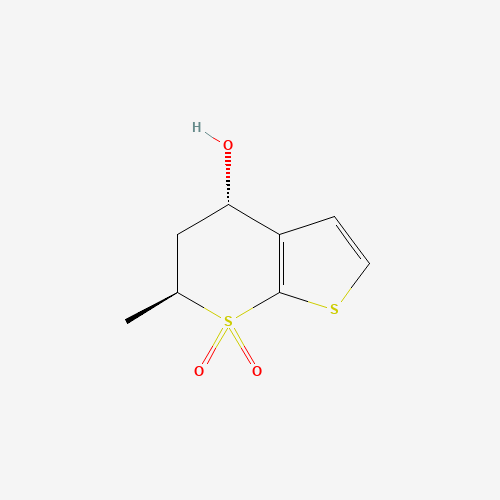 147086-81-5 (4S,6S)-6-methyl-7,7-dioxo-5,6-dihydro-4H-thieno[2,3-b]thiopyran-4-ol chemical structure