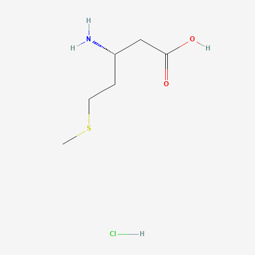 336182-07-1 (3R)-3-amino-5-methylsulfanylpentanoic acid;hydrochloride chemical structure