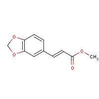 16386-34-8 methyl (E)-3-(1,3-benzodioxol-5-yl)prop-2-enoate chemical structure