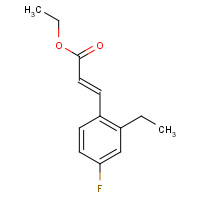 850793-49-6 ethyl (E)-3-(2-ethyl-4-fluorophenyl)prop-2-enoate chemical structure