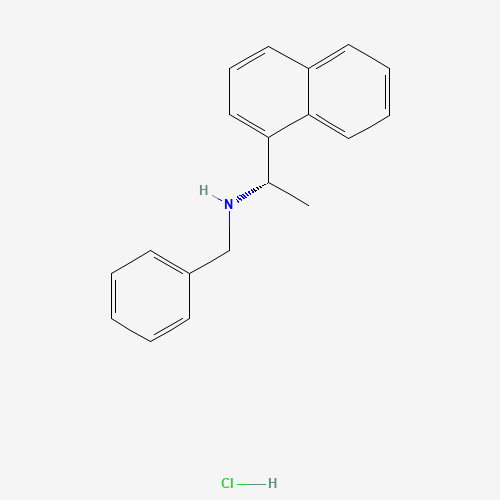 163831-66-1 (1S)-N-benzyl-1-naphthalen-1-ylethanamine;hydrochloride chemical structure