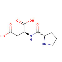 85227-98-1 (2S)-2-[[(2S)-pyrrolidine-2-carbonyl]amino]butanedioic acid chemical structure