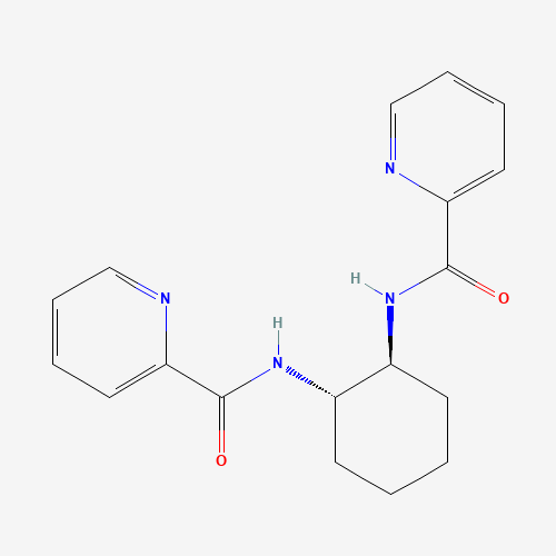 172138-95-3 N-[(1S,2S)-2-(pyridine-2-carbonylamino)cyclohexyl]pyridine-2-carboxamide chemical structure