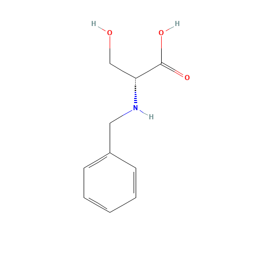 106910-77-4 (2R)-2-(benzylamino)-3-hydroxypropanoic acid chemical structure