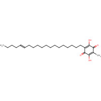19833-20-6 2,5-dihydroxy-3-methyl-6-[(E)-nonadec-14-enyl]cyclohexa-2,5-diene-1,4-dione chemical structure