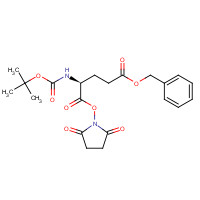 32886-40-1 5-O-benzyl 1-O-(2,5-dioxopyrrolidin-1-yl) (2S)-2-[(2-methylpropan-2-yl)oxycarbonylamino]pentanedioate chemical structure