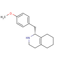 30356-08-2 (1R)-1-[(4-methoxyphenyl)methyl]-1,2,3,4,5,6,7,8-octahydroisoquinoline chemical structure