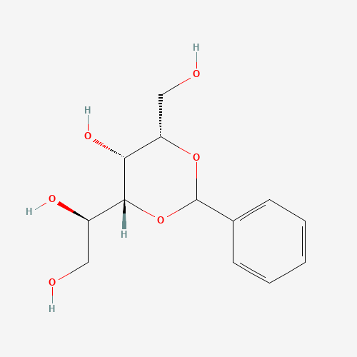 77340-95-5 (1R)-1-[(4R,5R,6S)-5-hydroxy-6-(hydroxymethyl)-2-phenyl-1,3-dioxan-4-yl]ethane-1,2-diol chemical structure
