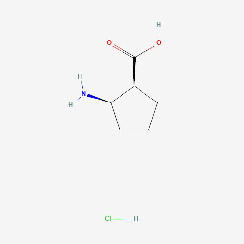 128052-92-6 (1S,2R)-2-aminocyclopentane-1-carboxylic acid;hydrochloride chemical structure