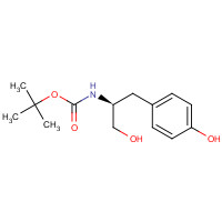 220237-31-0 tert-butyl N-[(2S)-1-hydroxy-3-(4-hydroxyphenyl)propan-2-yl]carbamate chemical structure