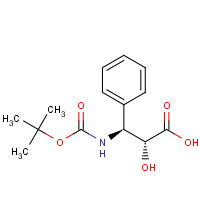 145514-62-1 (2R,3S)-2-hydroxy-3-[(2-methylpropan-2-yl)oxycarbonylamino]-3-phenylpropanoic acid chemical structure