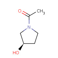 916733-17-0 1-[(3R)-3-hydroxypyrrolidin-1-yl]ethanone chemical structure