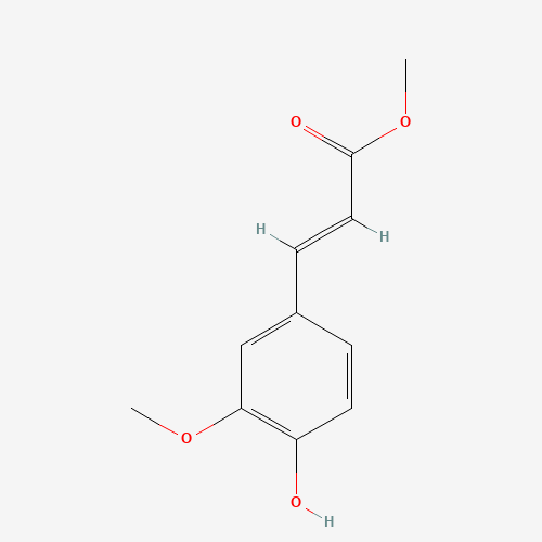 22329-76-6 methyl (E)-3-(4-hydroxy-3-methoxyphenyl)prop-2-enoate chemical structure
