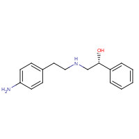 391901-45-4 (1R)-2-[2-(4-aminophenyl)ethylamino]-1-phenylethanol chemical structure