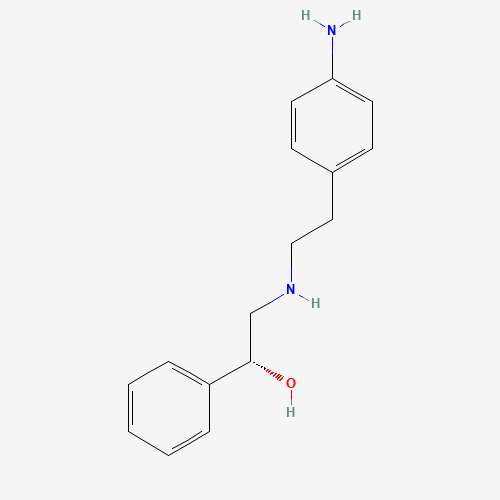 391901-45-4 (1R)-2-[2-(4-aminophenyl)ethylamino]-1-phenylethanol chemical structure