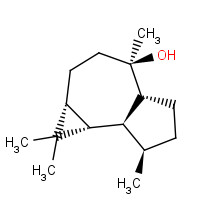 489-41-8 (1aR,4R,4aR,7R,7aS,7bS)-1,1,4,7-tetramethyl-2,3,4a,5,6,7,7a,7b-octahydro-1aH-cyclopropa[e]azulen-4-ol chemical structure