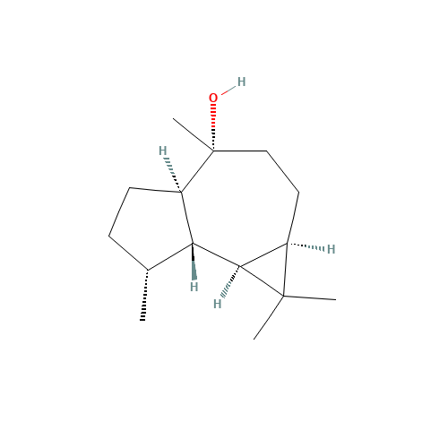 489-41-8 (1aR,4R,4aR,7R,7aS,7bS)-1,1,4,7-tetramethyl-2,3,4a,5,6,7,7a,7b-octahydro-1aH-cyclopropa[e]azulen-4-ol chemical structure