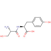21435-27-8 (2S)-2-[[(2S)-2-amino-3-hydroxypropanoyl]amino]-3-(4-hydroxyphenyl)propanoic acid chemical structure