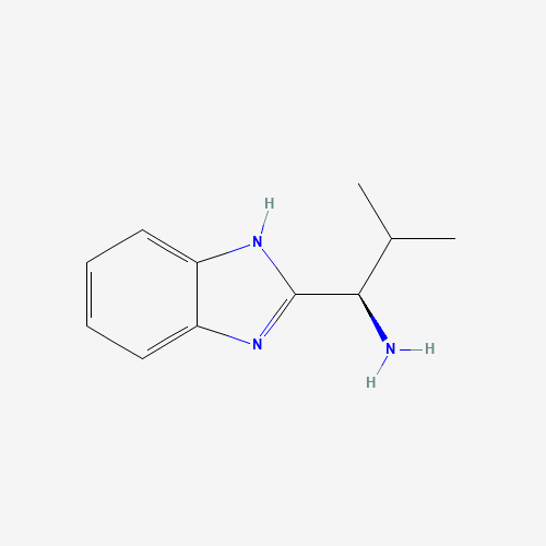 1235024-08-4 (1R)-1-(1H-benzimidazol-2-yl)-2-methylpropan-1-amine chemical structure