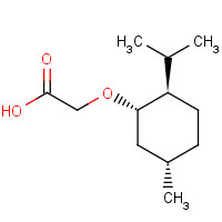 94133-41-2 2-[(1S,2R,5S)-5-methyl-2-propan-2-ylcyclohexyl]oxyacetic acid chemical structure