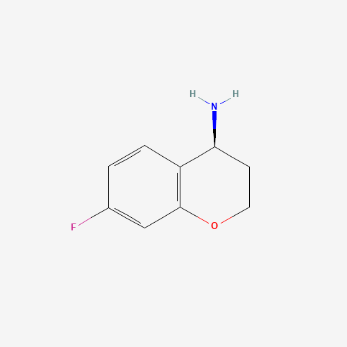 1018978-91-0 (4S)-7-fluoro-3,4-dihydro-2H-chromen-4-amine chemical structure
