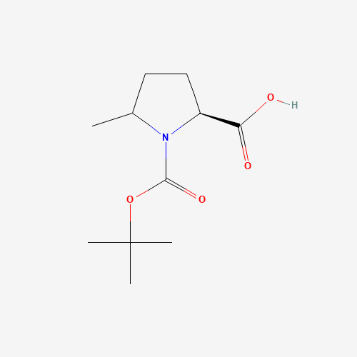 374929-20-1 (2S)-5-methyl-1-[(2-methylpropan-2-yl)oxycarbonyl]pyrrolidine-2-carboxylic acid chemical structure
