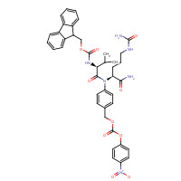 863971-53-3 [4-[[(2S)-1-amino-5-(carbamoylamino)-1-oxopentan-2-yl]-[(2S)-2-(9H-fluoren-9-ylmethoxycarbonylamino)-3-methylbutanoyl]amino]phenyl]methyl (4-nitrophenyl) carbonate chemical structure