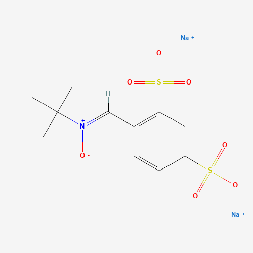 168021-79-2 disodium;4-[(Z)-[tert-butyl(oxido)azaniumylidene]methyl]benzene-1,3-disulfonate chemical structure