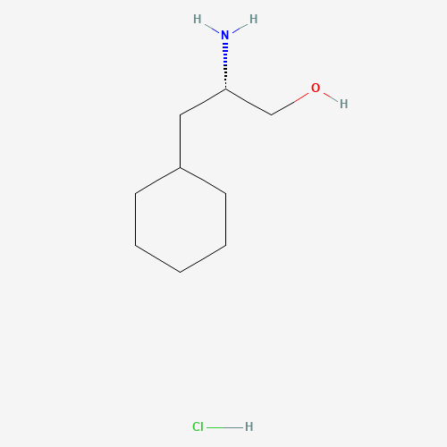 117160-99-3 (2S)-2-amino-3-cyclohexylpropan-1-ol;hydrochloride chemical structure