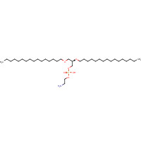 61423-61-8 2-aminoethyl [(2R)-2,3-dihexadecoxypropyl] hydrogen phosphate chemical structure