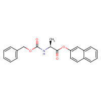 60894-49-7 naphthalen-2-yl (2S)-2-(phenylmethoxycarbonylamino)propanoate chemical structure