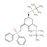 81522-68-1 tert-butyl-[(1R,3S,5Z)-3-[tert-butyl(dimethyl)silyl]oxy-5-(2-diphenylphosphorylethylidene)-4-methylidenecyclohexyl]oxy-dimethylsilane chemical structure