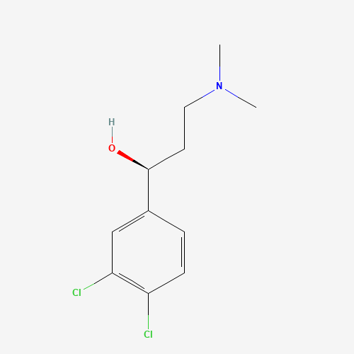 161229-01-2 (1S)-1-(3,4-dichlorophenyl)-3-(dimethylamino)propan-1-ol chemical structure