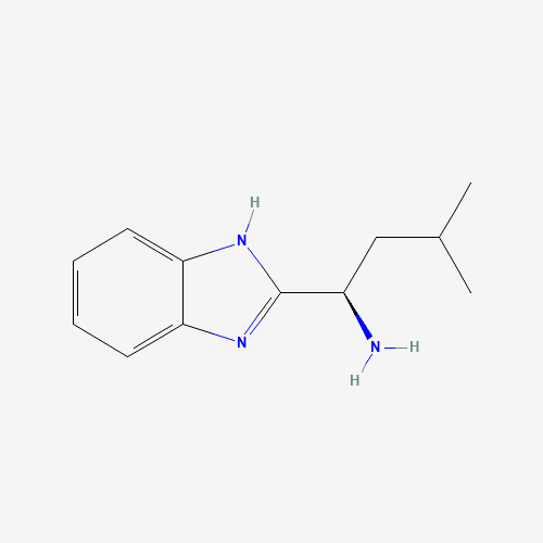 1235960-36-7 (1R)-1-(1H-benzimidazol-2-yl)-3-methylbutan-1-amine chemical structure