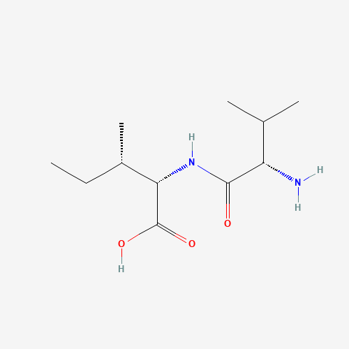 20556-14-3 (2S,3S)-2-[[(2S)-2-amino-3-methylbutanoyl]amino]-3-methylpentanoic acid chemical structure