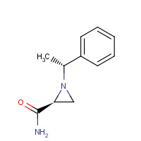 75985-51-2 (2S)-1-[(1R)-1-phenylethyl]aziridine-2-carboxamide chemical structure