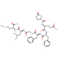 56104-22-4 (2S)-N-[(2S)-1-[[(2S)-1-[[2-[[(2S)-1-[[(2S)-1-amino-4-methylsulfanyl-1-oxobutan-2-yl]amino]-4-methyl-1-oxopentan-2-yl]amino]-2-oxoethyl]amino]-1-oxo-3-phenylpropan-2-yl]amino]-1-oxo-3-phenylpropan-2-yl]-2-[[(2S)-5-oxopyrrolidine-2-carbonyl]amino]pentanedi chemical structure