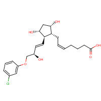 40665-92-7 (Z)-7-[(1R,2R,3R,5S)-2-[(E,3R)-4-(3-chlorophenoxy)-3-hydroxybut-1-enyl]-3,5-dihydroxycyclopentyl]hept-5-enoic acid chemical structure