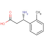 736131-48-9 (3S)-3-amino-3-(2-methylphenyl)propanoic acid chemical structure