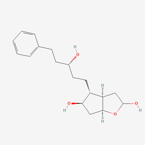 352276-28-9 (3aR,4R,5R,6aS)-4-[(3R)-3-hydroxy-5-phenylpentyl]-3,3a,4,5,6,6a-hexahydro-2H-cyclopenta[b]furan-2,5-diol chemical structure