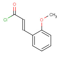 15851-91-9 (E)-3-(2-methoxyphenyl)prop-2-enoyl chloride chemical structure